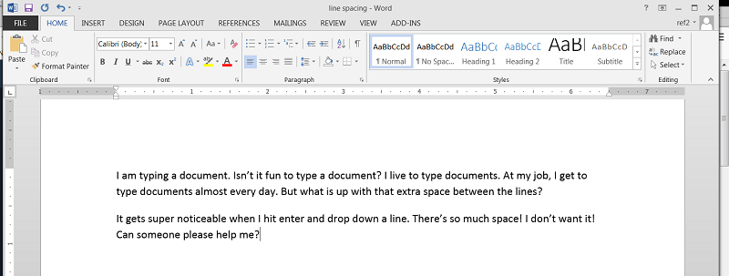 how to insert paragraph spacing in word